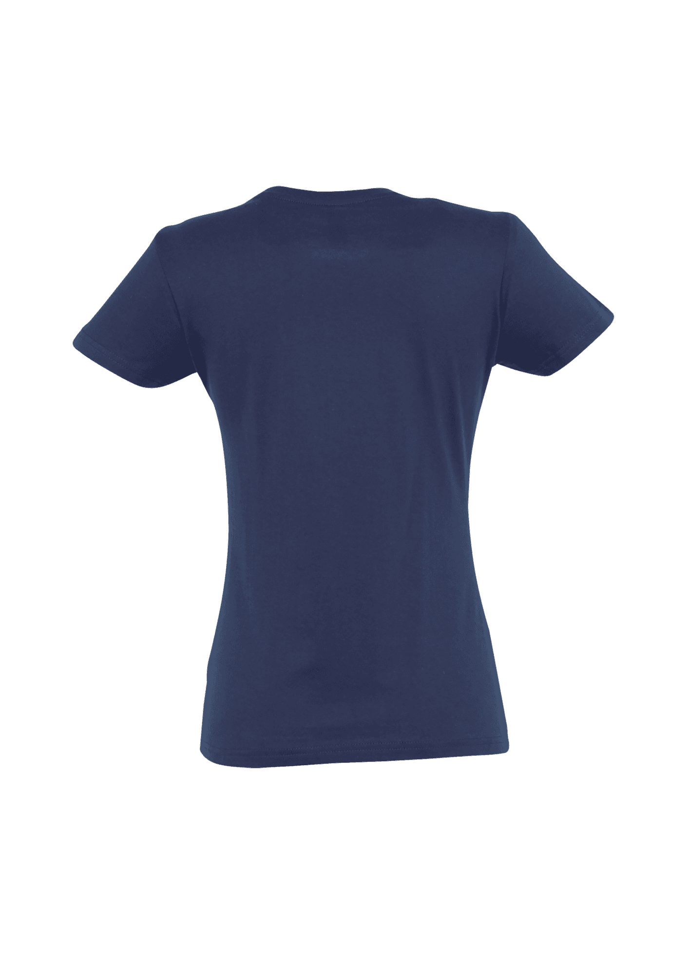 T-shirt Bleu marine 190g Femme 037 Amicale des Fanfares et Majorettes de France - AFMF37-IMPERIALFEMMENAVYDOS